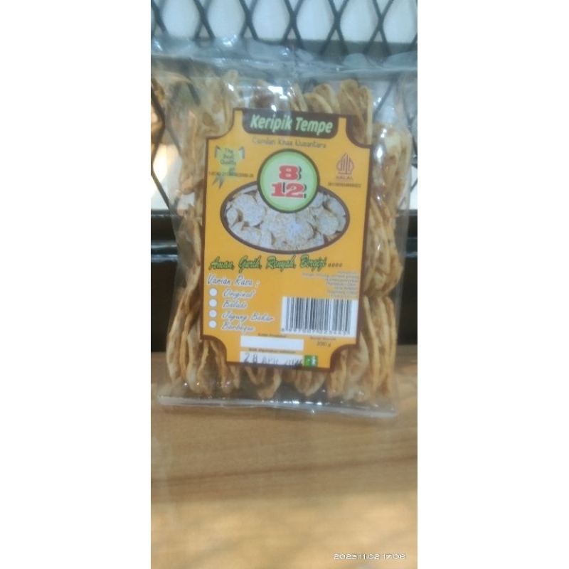 

keripik tempe cap 812 isi 200grm