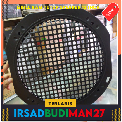 Grill Ram Tutup Speaker 12 Inch Plastik Segi Baut Ram Plastik 12 Inch