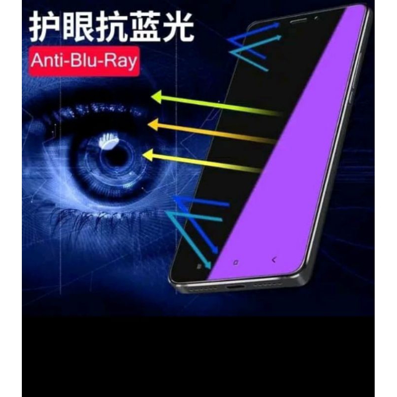 Tempered Glass full layar Anti blueLight 10D Oppo A52 / Oppo A72 / Oppo A74 4G / Oppo A74 5G / Oppo 