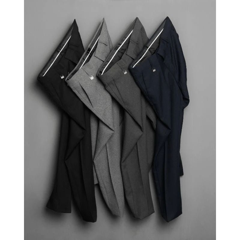 Celana Bahan Formal Pria Slimfit Navy/ Celana Formal/ Celana Bahan Formal/ Celana Bahan Pria - MIND