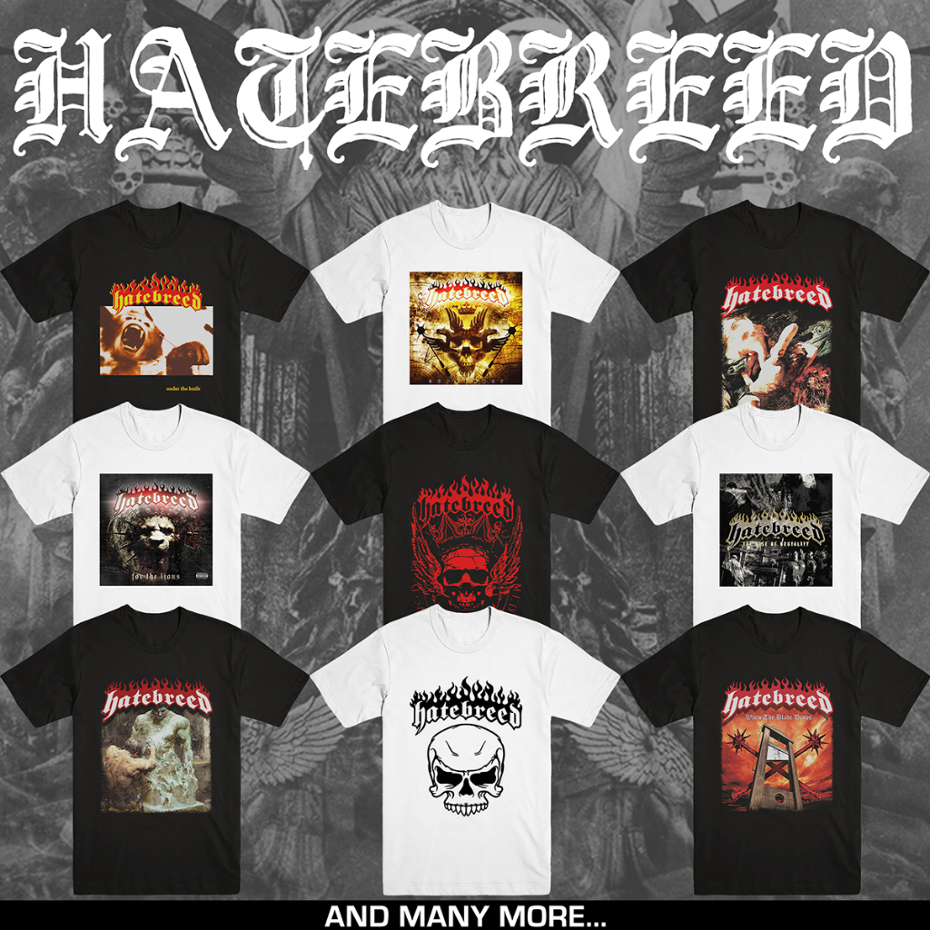 HATEBREED | T-SHIRT BAND | HARDCORE PUNK | MERCHANDISE