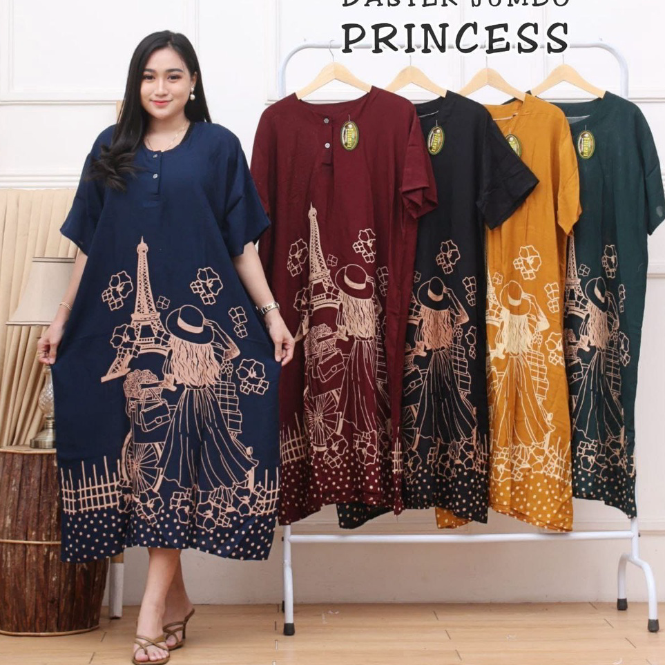 Suplier1stf4F9r DASTER JUMBO BUSUI CABUTAN PRINCESS LD 130 KANCING DEPAN LENGAN PENDEK BAJU TIDUR WA