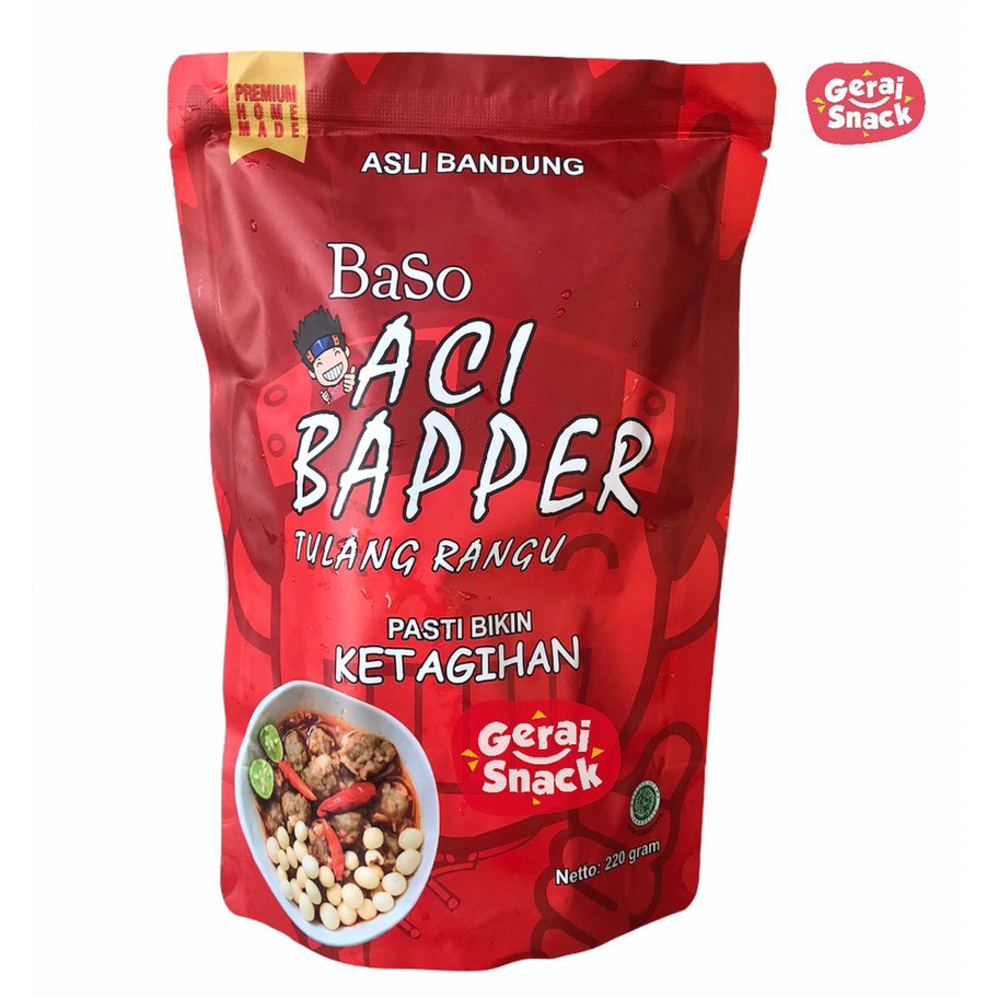 

Terlaris Baso Aci Bapper Tulang Rangu Porsi Jumbo Khas Bandung 200 g