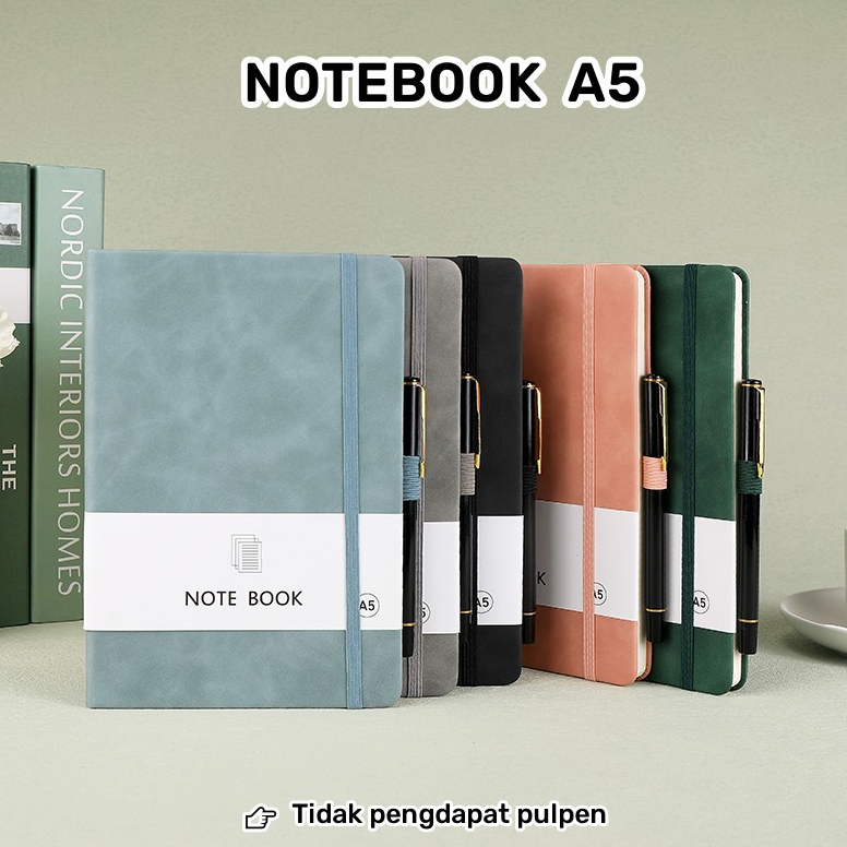 

Realpct Notebook A5 Buku catatan aesthetic Buku tulis agenda Bullet Book journal Diary planner multicolor Scrapbook jurnal untuk sekolah kantor pelajar