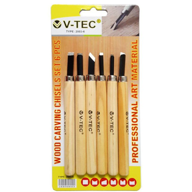 

➾❃❇ Alat pahat / Cukil / Wood Lino Linoleum Cetak Tinggi Ukir / Carving Tool V-TEC / VTEC Set