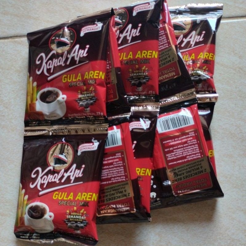 

Kopi Kapal Api Gula Aren - 1 renteng (isi 10 pcs @ 23 gr)