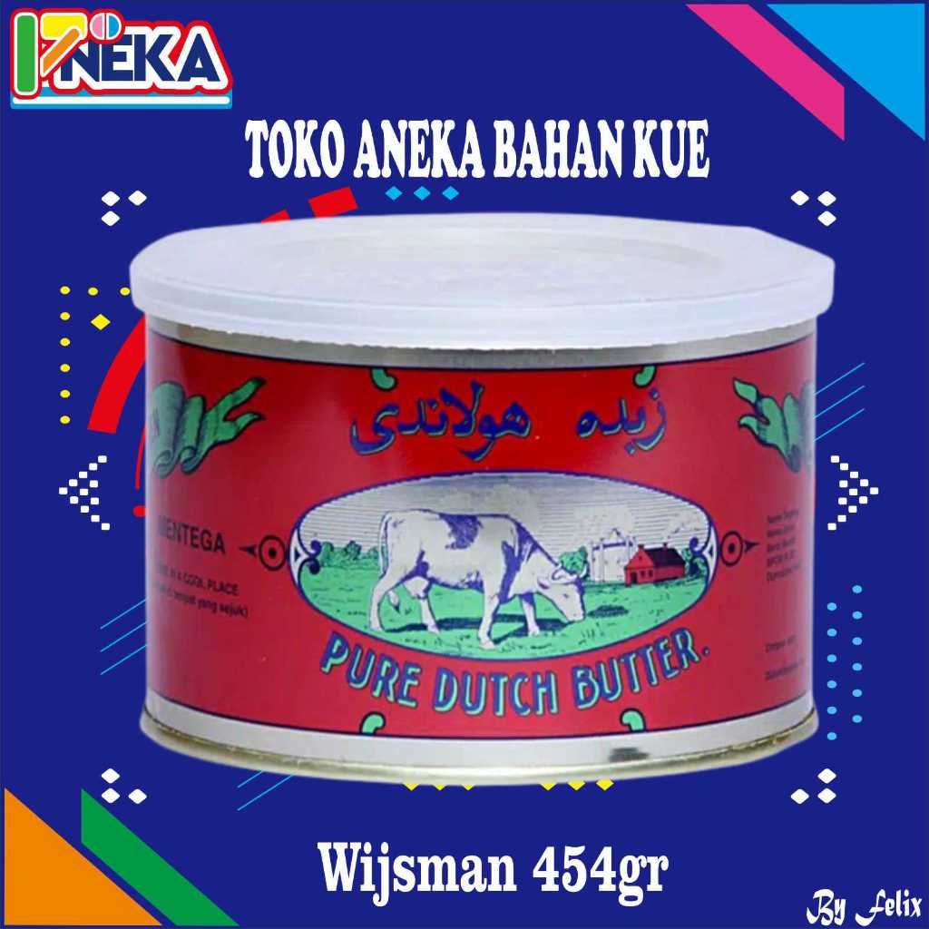 

Wijsman Dutch Butter 454gram (salted butter) /kaleng