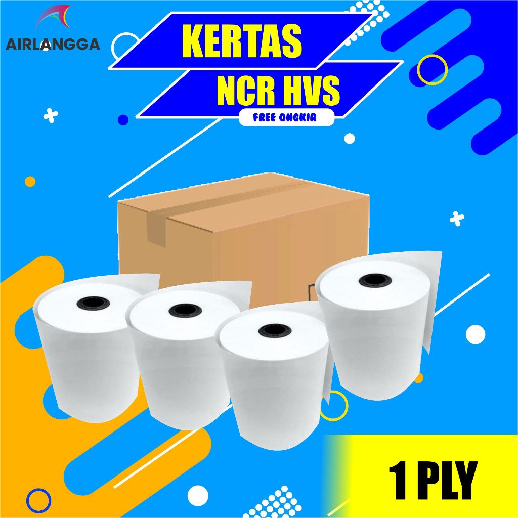 

KERTAS STRUK KASIR HVS NCR UKURAN 75 X 60 mm 1 PLY PUTIH UNTUK EPSON TMU 220