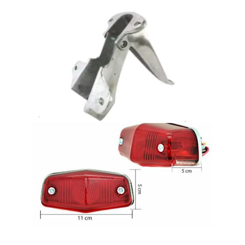 dudukan lampu belakang pangkon stop DT stoplamp custom britis