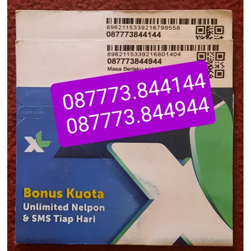 Nomer cantik  XL