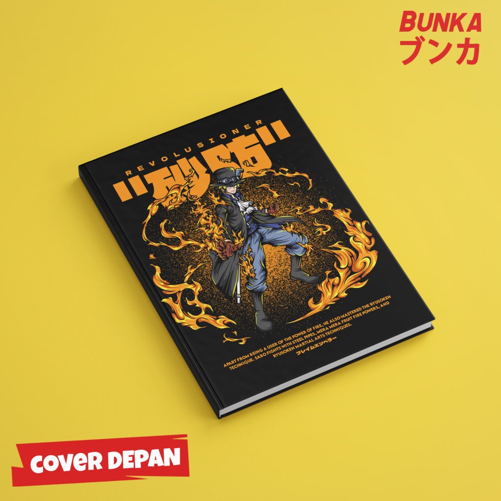 

Note Book Aesthetic Anime One Piece Sabo Design Hardcover A5 Buku Tulis Catatan Notes Agenda Planner Jurnal vintage buku catatan story book kado anniversary valentine cowok cewek murah