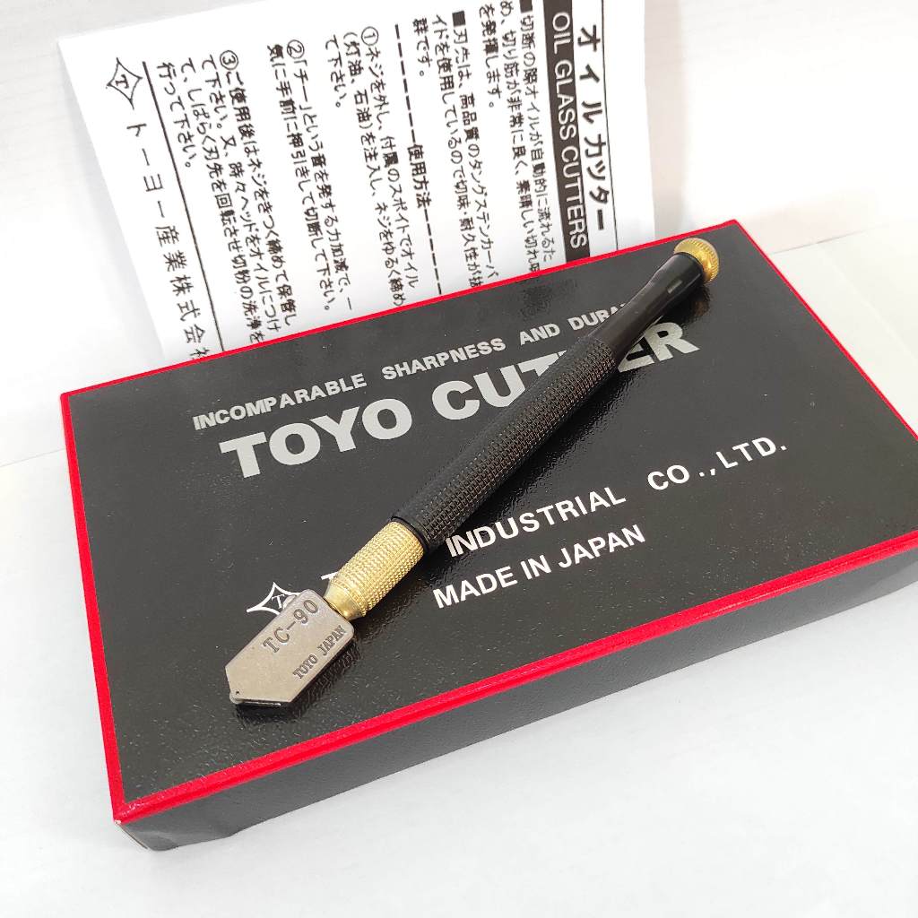 Toyo Tc 90 New Series Original pisau pemotong kaca / alat potong kaca terbaik