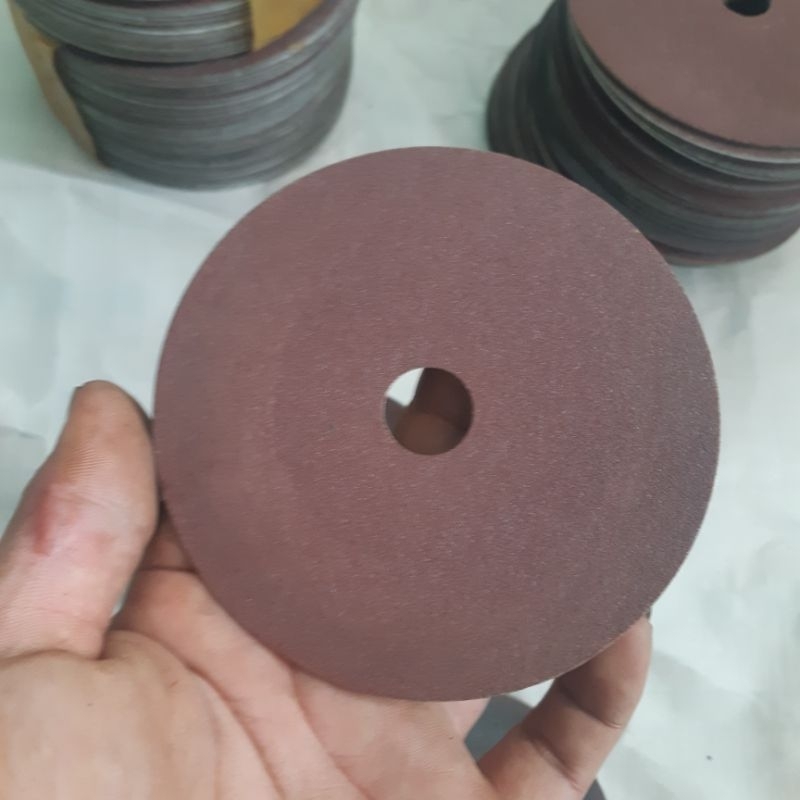 amplas bulat gerinda fiber disc 4 inch ceramic vsm grit 80