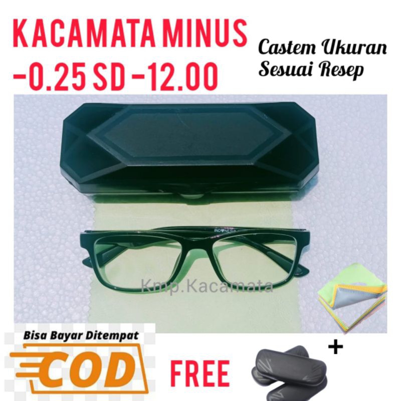 Kacamata Minus Tinggi -0,25 SD -12.00 Kacamata Minus Tinggi Lensa