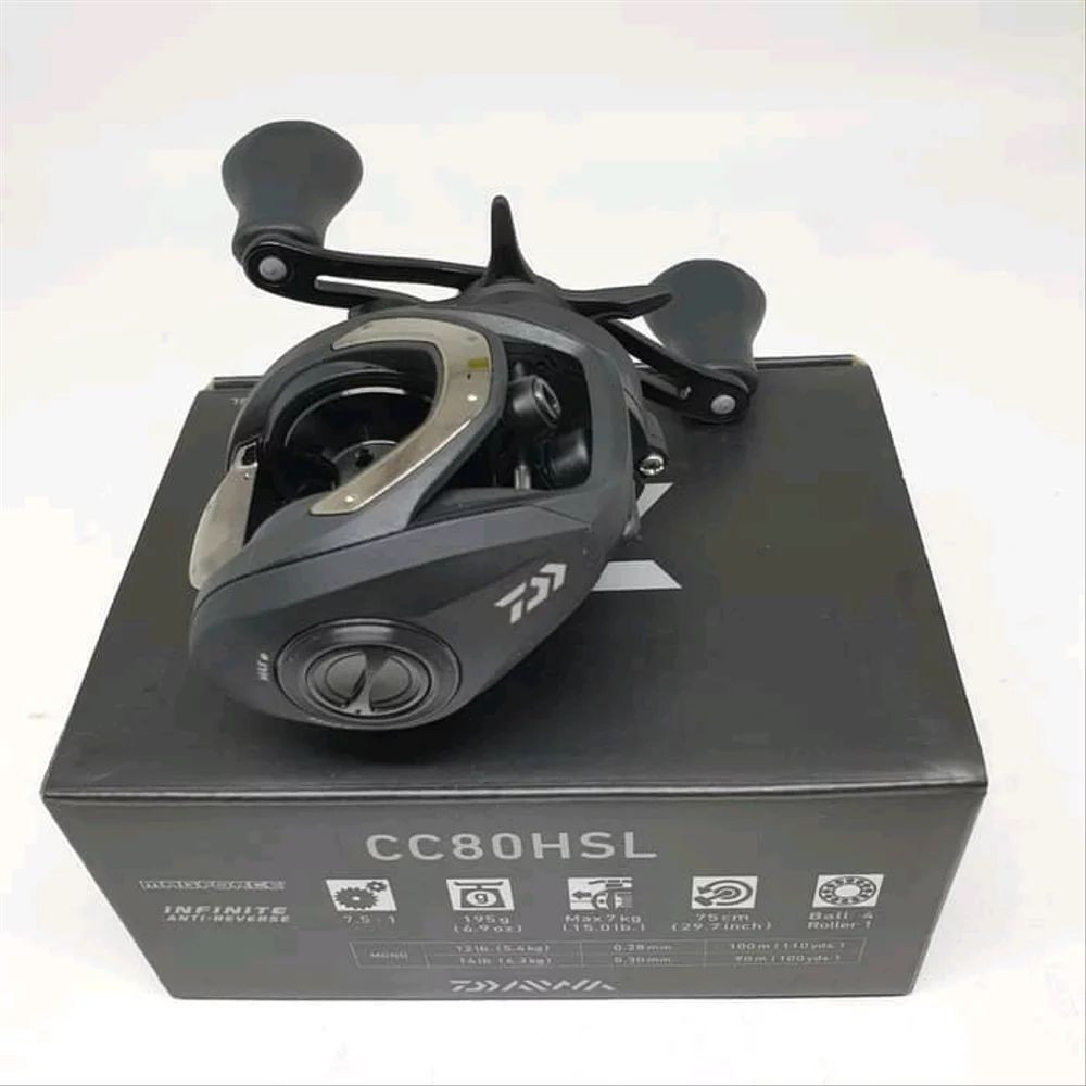 REEL PANCING BAIT CASTING (BC) MERK DAIWA I CC80HSL I CG80HSL I TATULA TYPE-R 100XSL