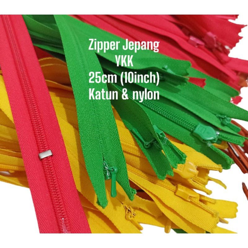 resleting jepang ykk murah satuan invisible zipper ORI