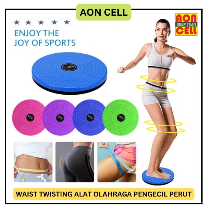Waist Twisting Disc Alat Olahraga Putar Pelangsing Pengecil Perut