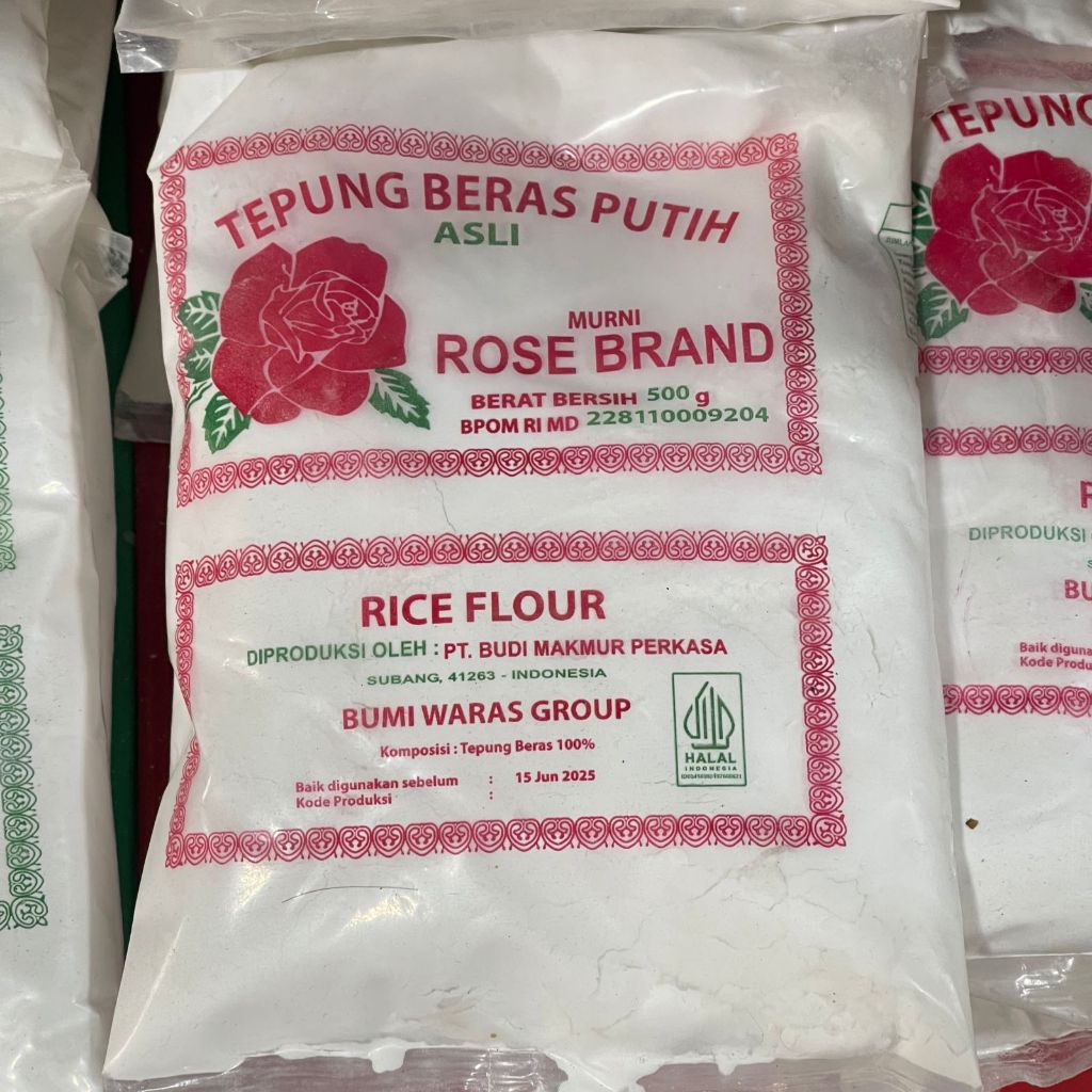 

GPM || Tepung beras putih rosebrand kemasan 500 gram