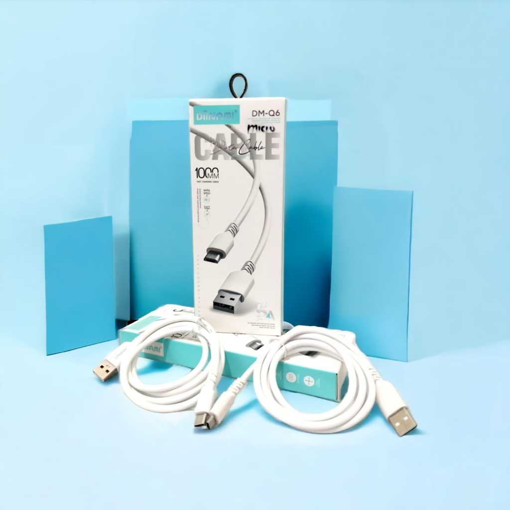 BEST PRODUCT KABEL DATA DIINAMI Q6 5A TYPE C DAN MICRO FAST CHARGING