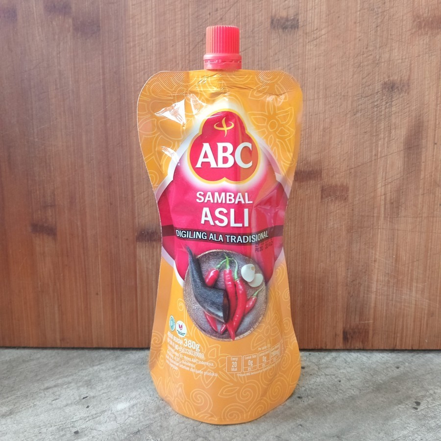 

Abc Sambal Asli Pouch 380gr