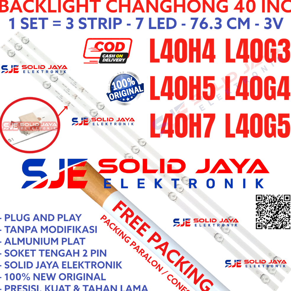 COD✅ TERMURAH✅ BACKLIGHT TV LED CHANGHONG 40 INC 40H2 40H7 40H5 40G3 40G4 40G5 L40H2 L40H7 L40H5 L40