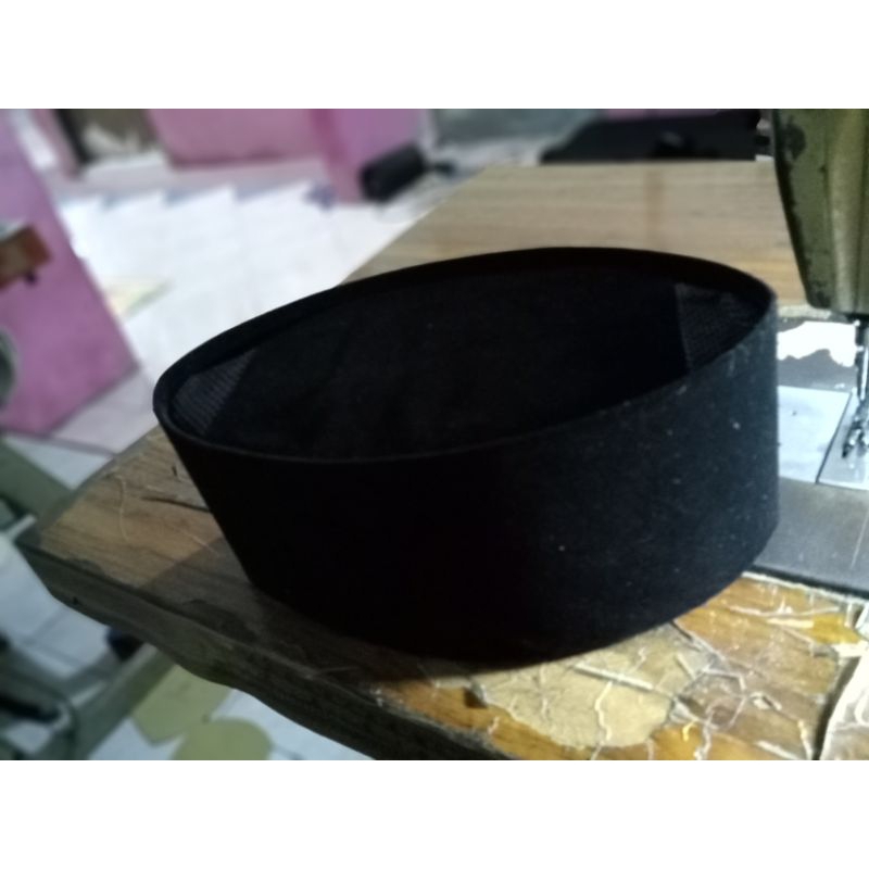peci hitam atau kopya songkok hitam AC tinggi 8