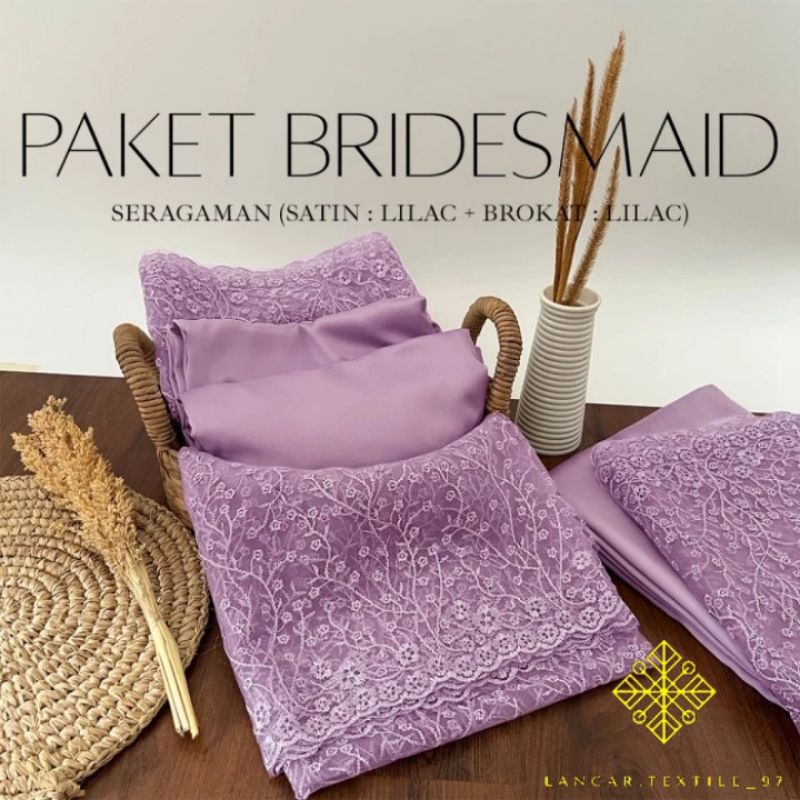 Seragaman Bridesmaid Tile Mutiara/Baju Nikah/Baju wisuda/Seragaman