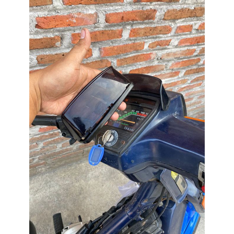 karet visor suzuki rc 100 deluxe