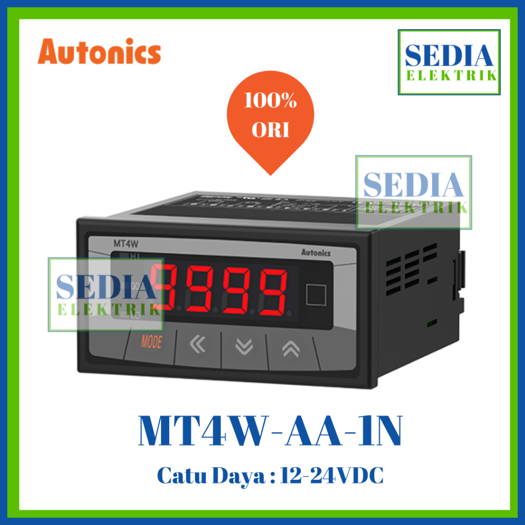 AUTONICS MT4W-AA-1N MT4W AA 1N PANEL METER