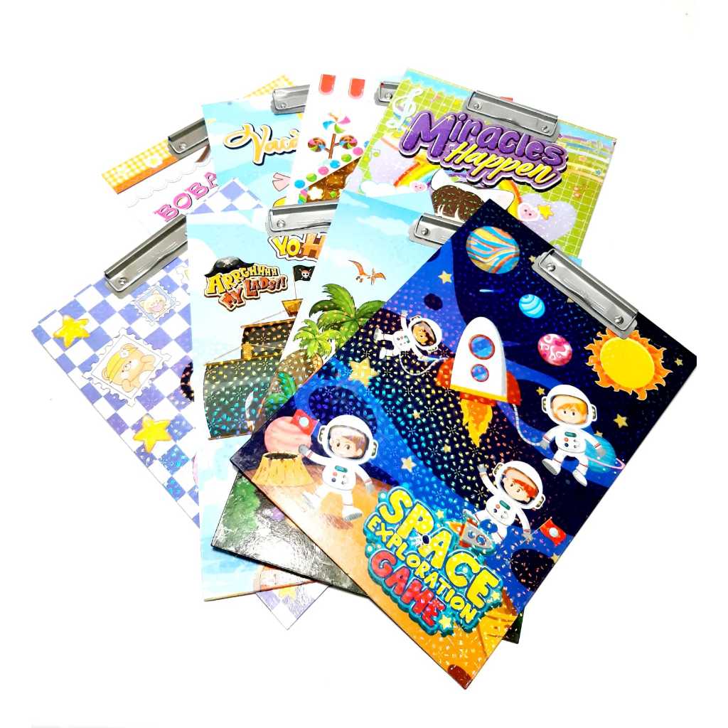 

HARGA GROSIR (1PCS ) CLIP BOARD HOLOGRAM /PAPAN CLIP CC-CPW02