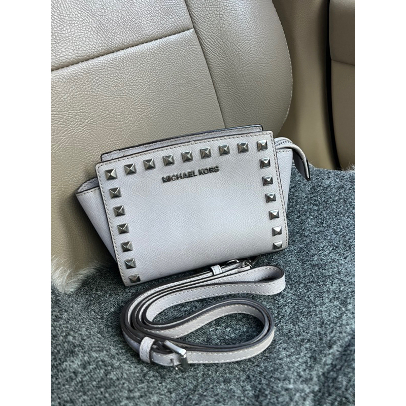 Tas MK selma stooth kulit.