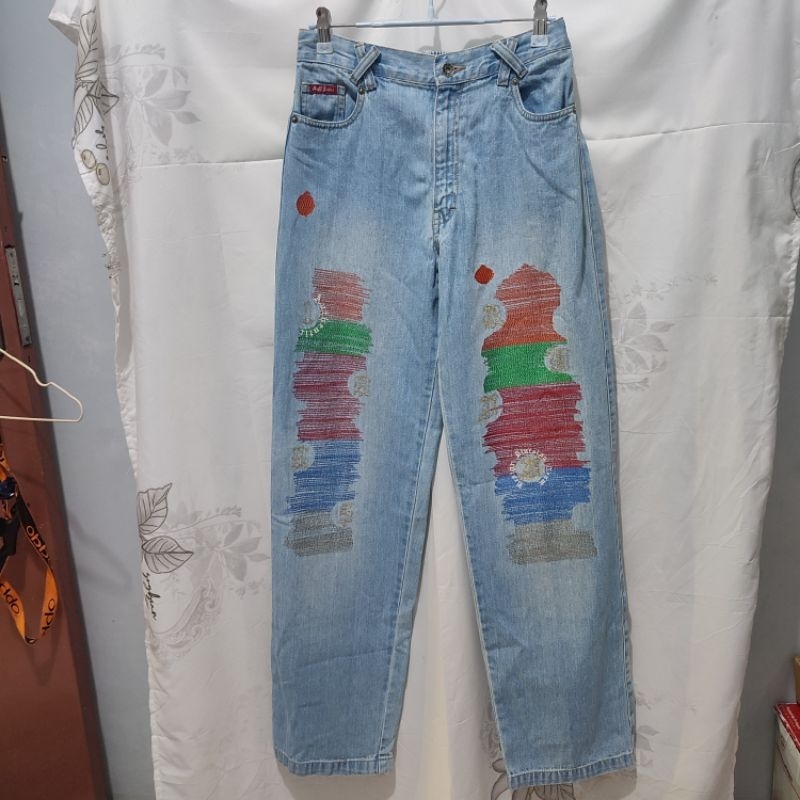 Ruff Jeans Celana Panjang Unik Wanita