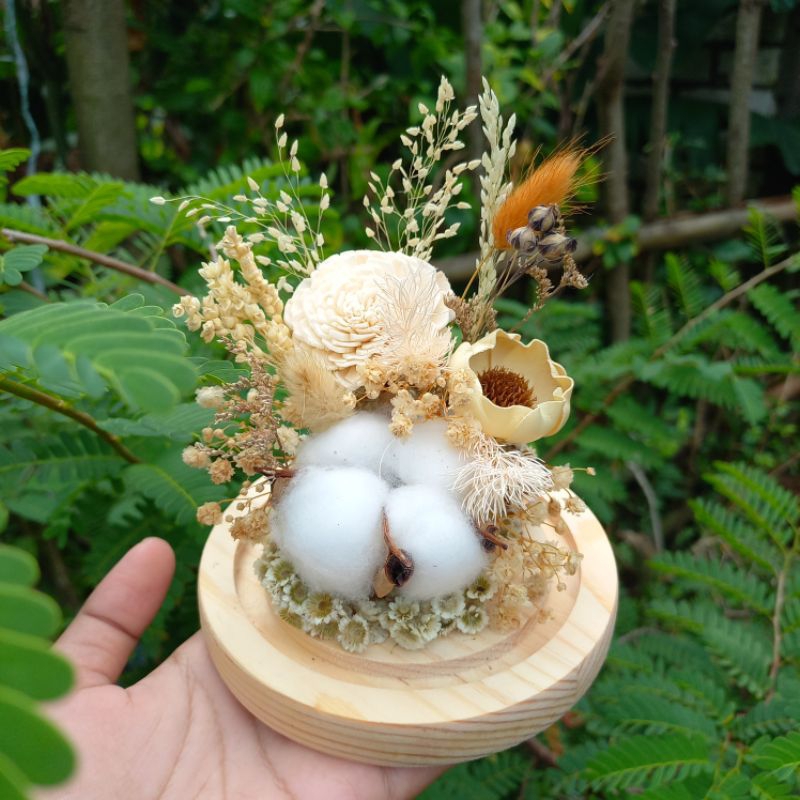 RINGBOX RUSTIC UNIK BULAT ring bearer aesthethic kotak cincin tunangan tempat cincin
