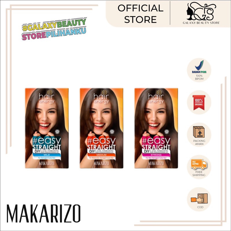 MAKARIZO Easy Straight / Makarizo Pelurus Rambut / Makarizo Smoothing Cream