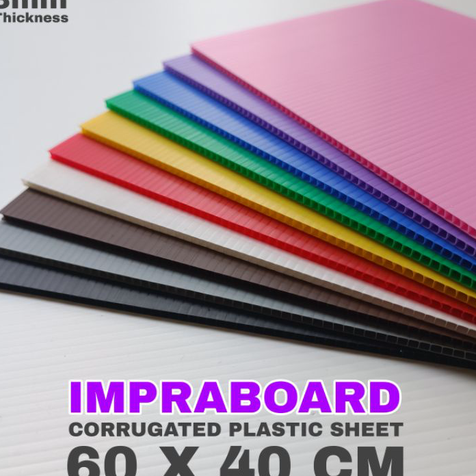 

JBYL0493 5.5 COD Infraboard Impraboard 3mm A2 60 x 40 cm / 60x40 cm / 40x60 cm PP Board Art Board