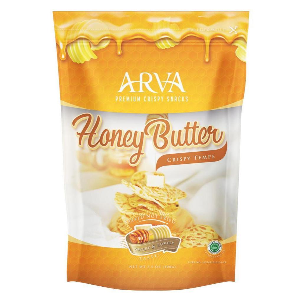 

Arva Keripik Tempe Honey Butter Enak 80g