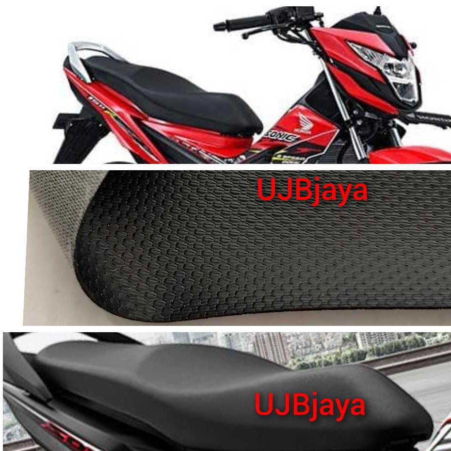 Kulit Jok Motor  Sonic 150R Standar / Bahan Ori Sarung Jok Motor  Sonic 150R A8