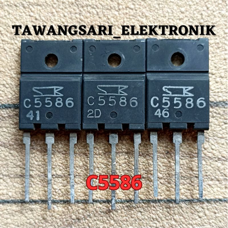 tr npn c5586 original transistor C5586 cabutan tr 5586 ori tr non damper