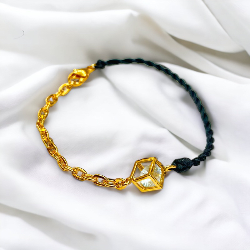 Gelang tangan wanita / gelang lapis emas / gelang replika emas / perhiasan pengganti emas / gelang