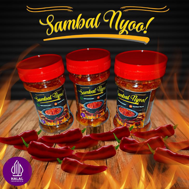 

9.9 Terlaris SAMBEL CUMI SAMBEL TERI Sambal Nyoo Sambel cumi/ sambel Teri Medan / sambel botol an sambel kemasan/100 gram