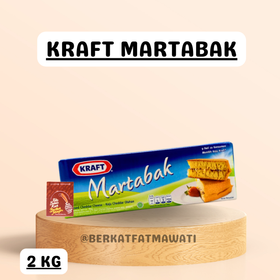 

VIRAL ✅ keju Kraft Martabak 2 Kg 1/2 CTN (4 blok)