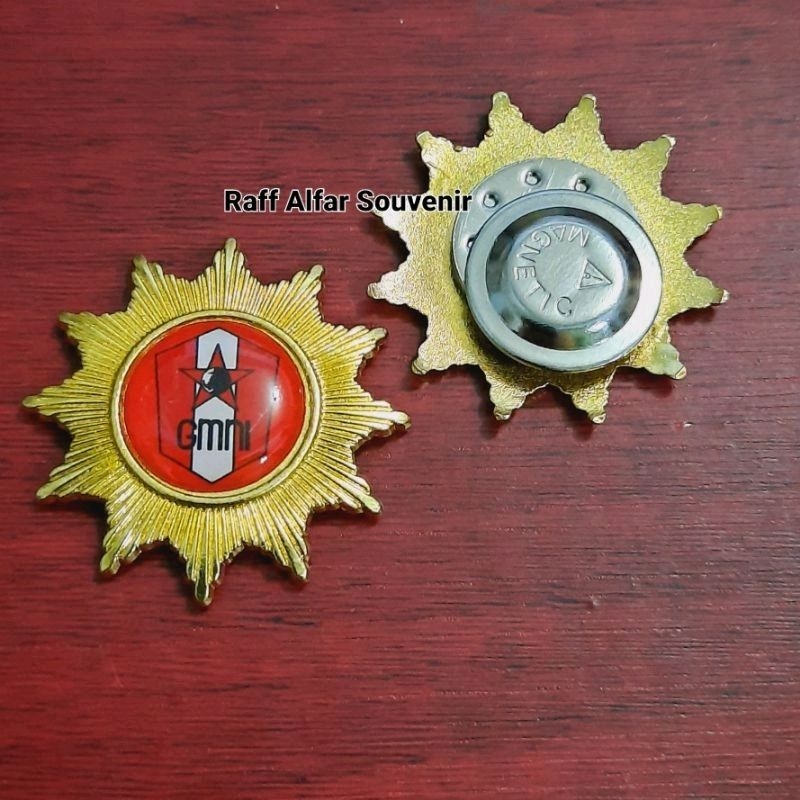 PIN GMNI MODEL BINTANG