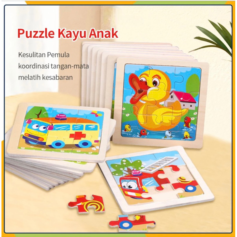 mainan edukasi puzzle/puzzle kayu hewan mainan edukasi jigsaw puzzle anak