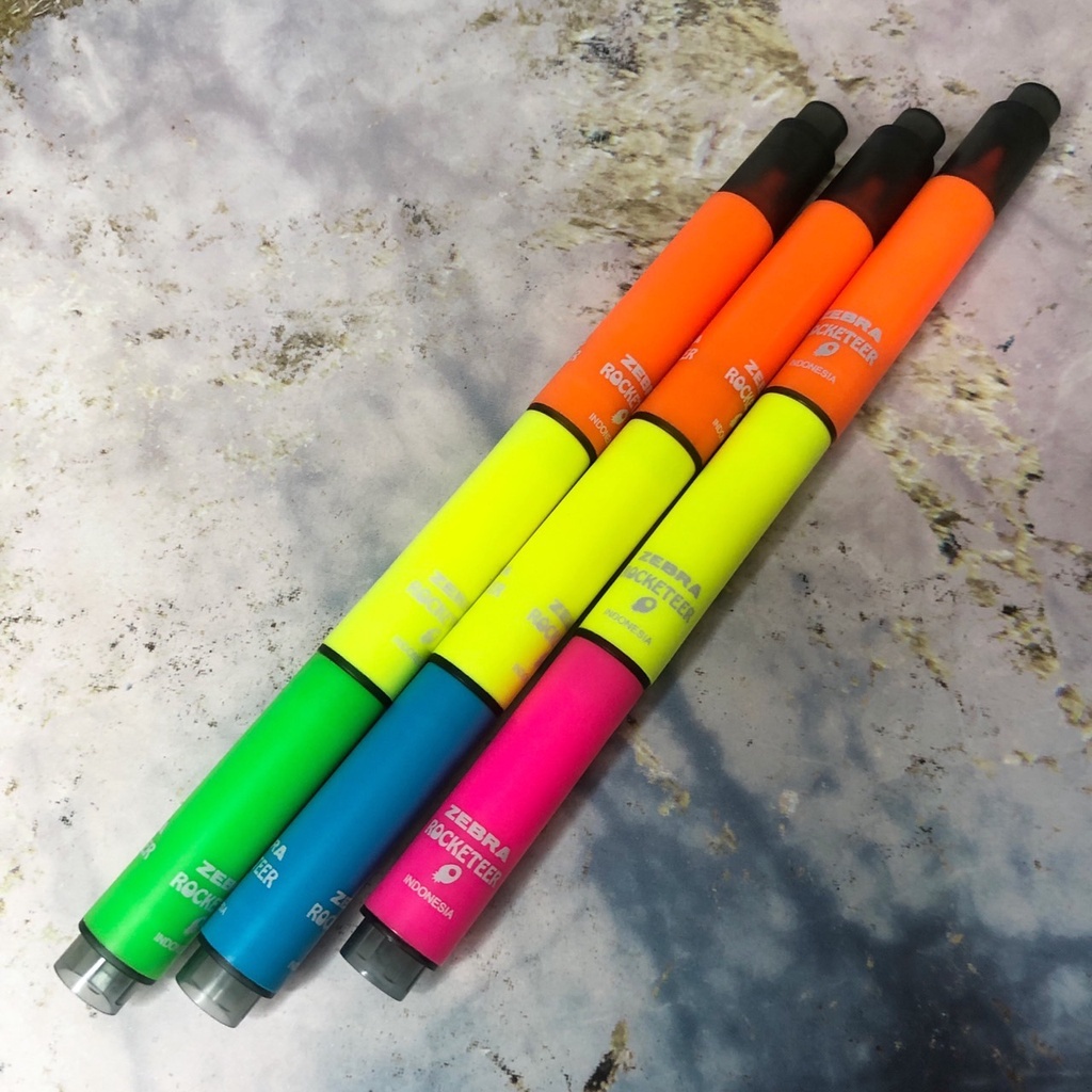 

Zebra Highlighter Rocketeer Stabilo 3 Warna