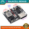 Module Power Bank TP4056 Mini UPS Baterai Charging + Adjustable Output