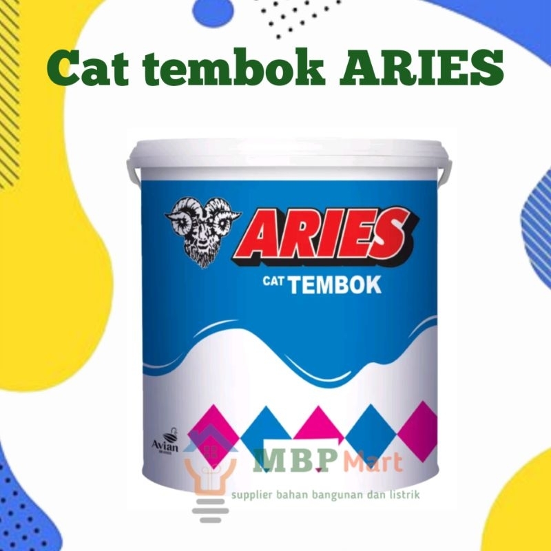 cat tembok ARIES 20kg cat tembok murah avian