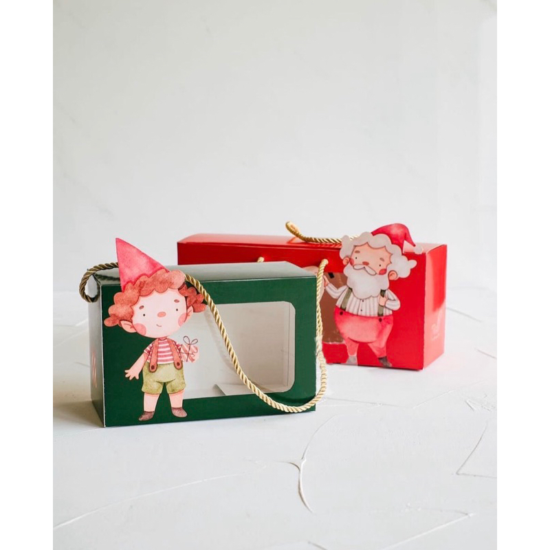 

(min 5 pc) box natal 2 & 3 toples, christmas hampers box