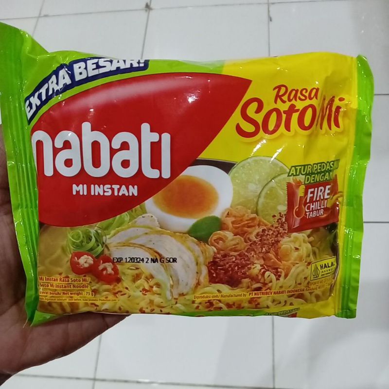 

Mahbubah - Nabati Richeese 75 g Mi Instan Kuah Rasa Soto Mi