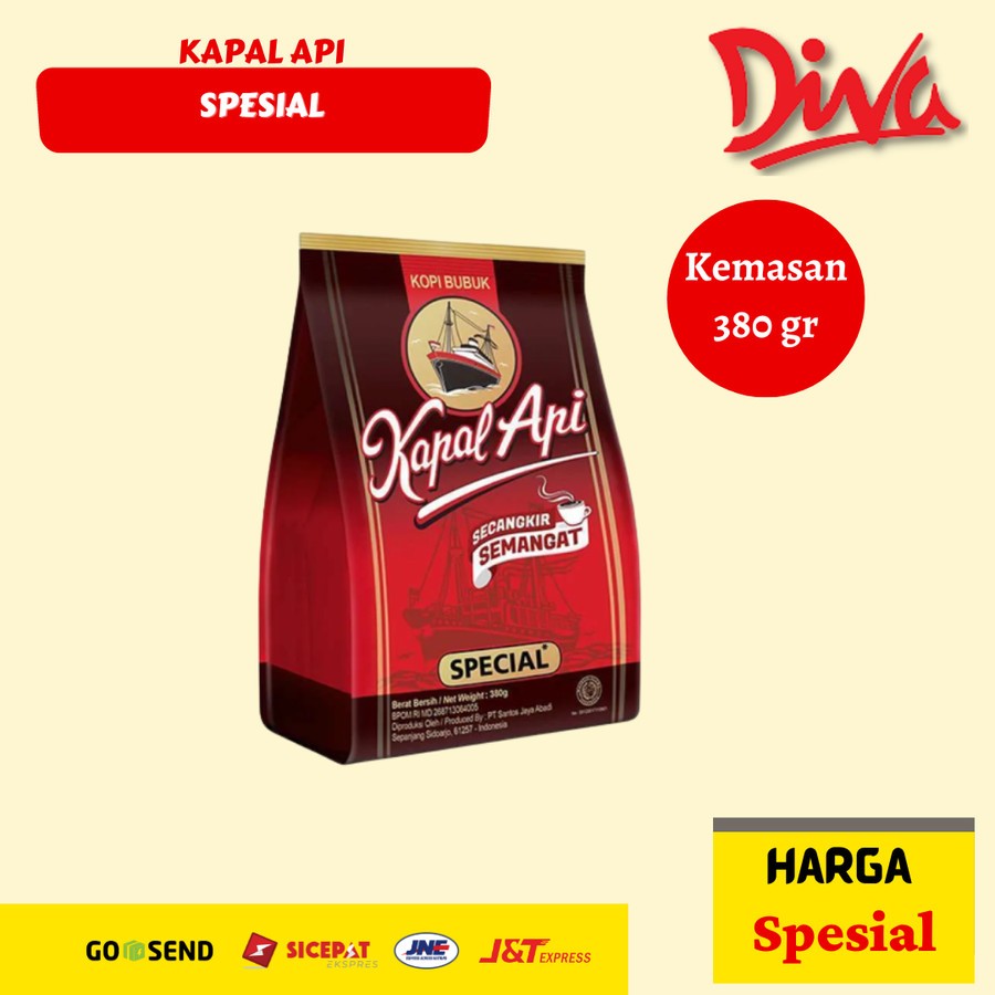 

Kopi bubuk kapal api spesial 380 gr