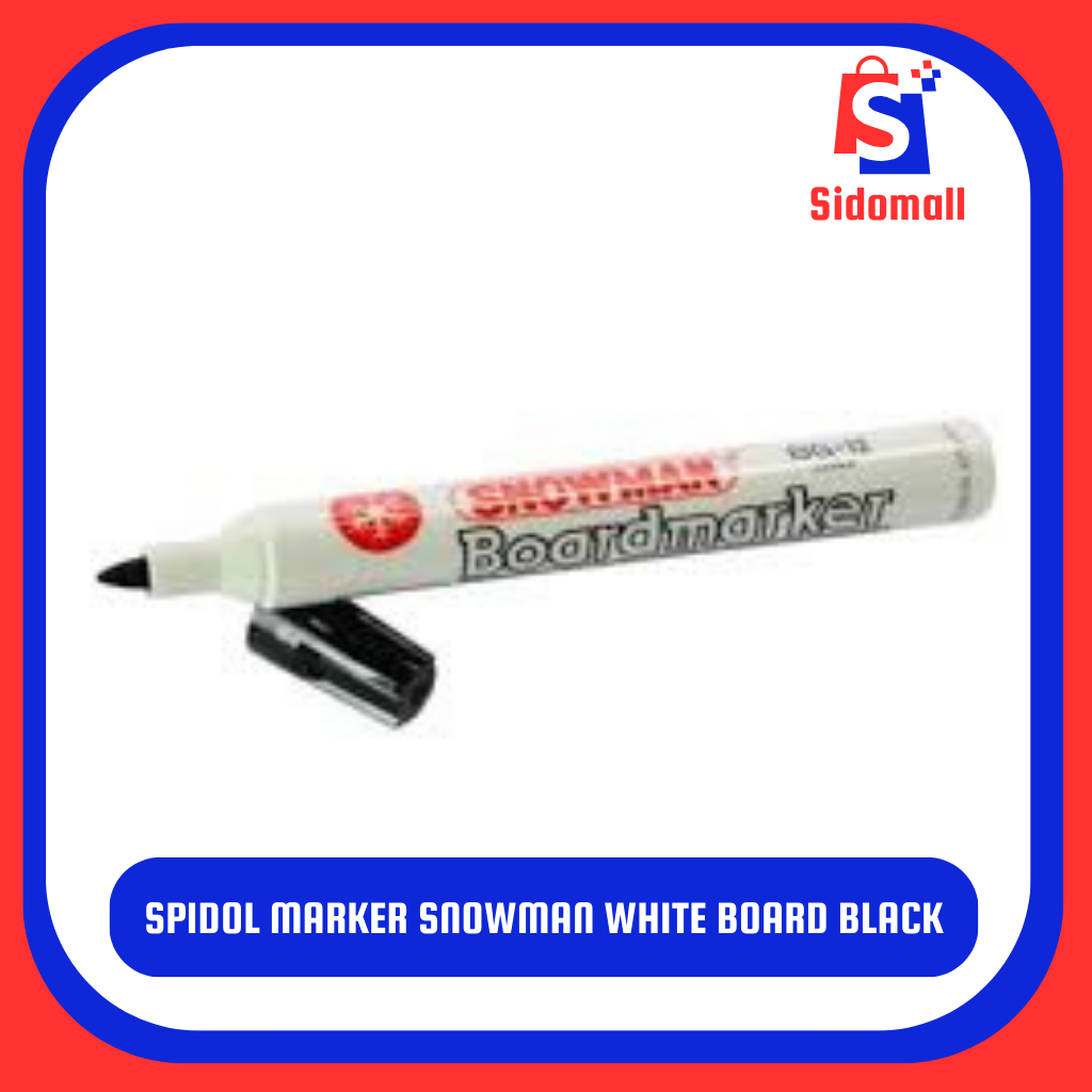 

Spidol Whiteboard Snowman Marker BG-12 ( 1 pcs )